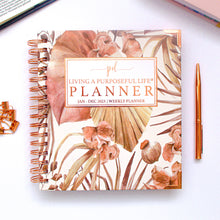 Load image into Gallery viewer, FREE | 2023 Christian Planner | Goal Setting &amp; Devotional Planner  | Flourishing Faith
