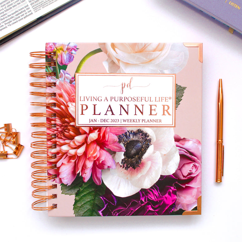 2023 Christian Planner | Goal Setting & Devotional Planner | Beautiful Blossoms